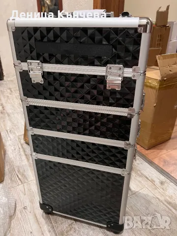 Професионален куфар за грим, снимка 9 - Куфари - 48160241