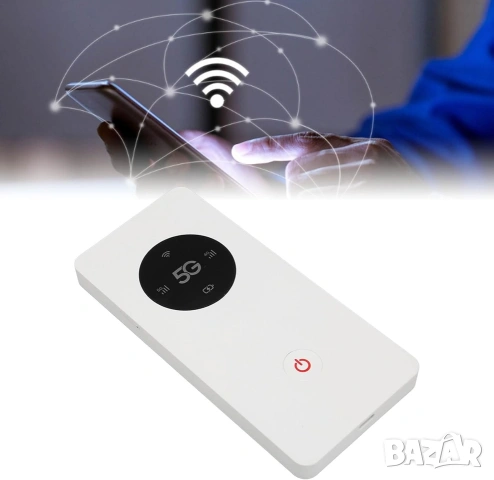 Преносим 5G WiFi Рутер Annadue с Nano SIM Слот и 8000mAh Батерия, снимка 7 - Рутери - 53256475