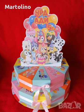 Картонена торта Стич, снимка 9 - Други - 52927430