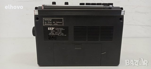 Радиокасетофон ISP RC-202, снимка 6 - Радиокасетофони, транзистори - 30829341