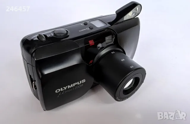 Филмов фотоапарат Olympus Mju Zoom - като нов, снимка 6 - Фотоапарати - 55837534