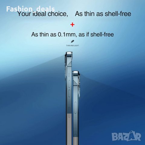 Нов прозрачен силиконов защитен калъф кейс за iPhone 13 Pro max 6.7 инча Айфон, снимка 6 - Калъфи, кейсове - 35602548