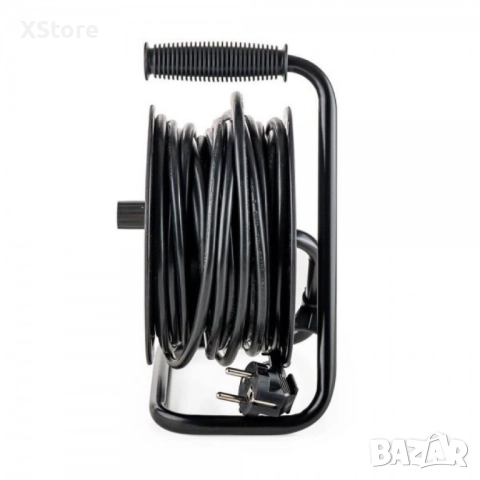 Muhler удължител с макара, 4 гнезда, дължина 15м, снимка 2 - Други стоки за дома - 52520397