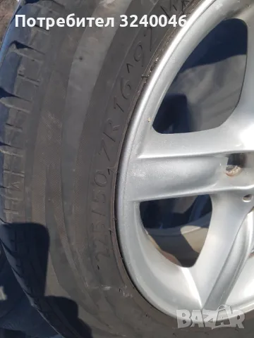 4бр. Алуминиеви джанти и гуми 16 цола за БМВ, снимка 2 - Гуми и джанти - 48797456