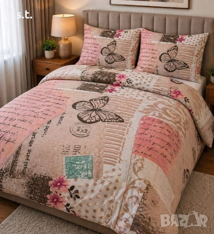 СПАЛНИ КОМПЛЕКТИ ОТ ПАМУК, снимка 3 - Спално бельо - 54326203