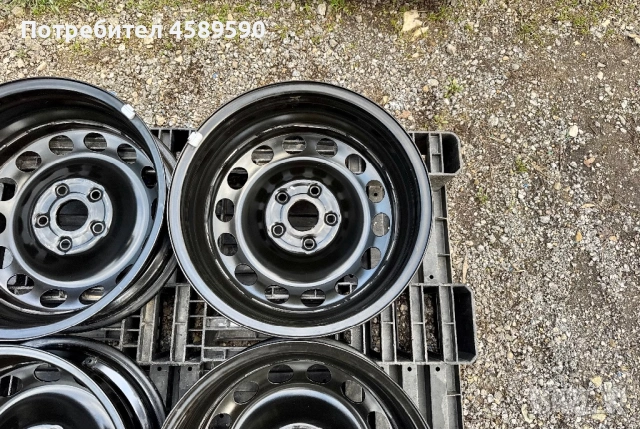 4бр.ЧИСТО НОВИ Оригинални железни джанти 16цола ET50 за Vw,Audi,Seat,Skoda, снимка 14 - Гуми и джанти - 51808249