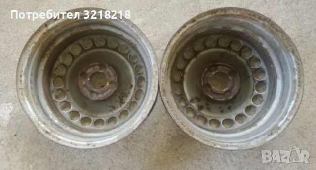 2 броя стоманени джанти 4*100, снимка 4 - Гуми и джанти - 50507556