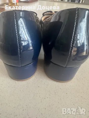 Тъмносини обувки Hogl , снимка 3 - Дамски обувки на ток - 49512614