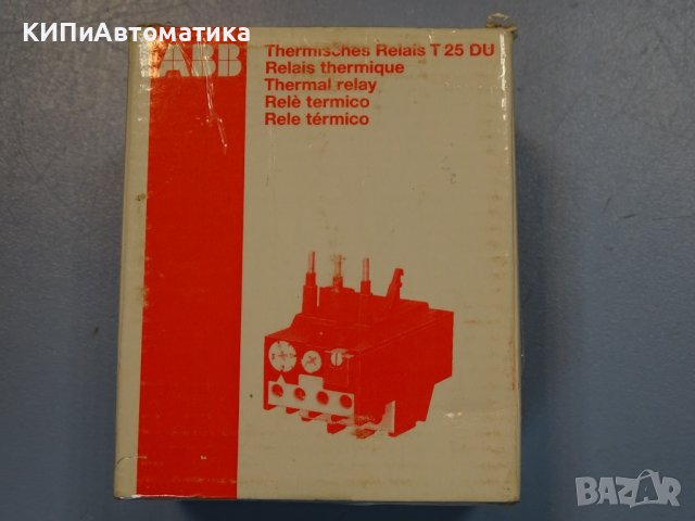 термично реле ABB T25 DU 1.4A thermal relay, снимка 10 - Резервни части за машини - 37506387