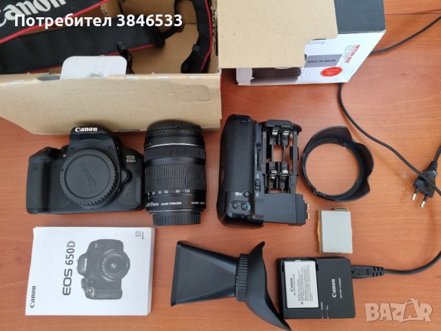 Продавам: Canon EOS 650D с обектив EF-S 18-135 IS STM , снимка 1 - Фотоапарати - 42256503