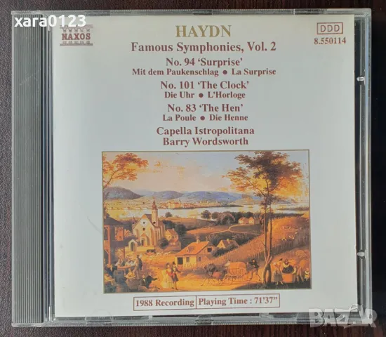 Haydn, Capella Istropolitana, Barry Wordsworth – Famous Symphonies, снимка 1