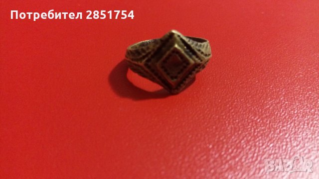 Стариннен пръстен, снимка 5 - Антикварни и старинни предмети - 31661394