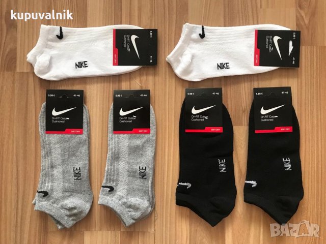 Унисекс чорапи 6 броя в комплект-Nike,Adidas,Calvin Klein, Gucci, Tommy Hilfiger и др, снимка 5 - Мъжки чорапи - 36293655