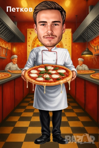 Карикатура по снимка! Уникален подарък за любим човек!, снимка 4 - Картини - 52379727