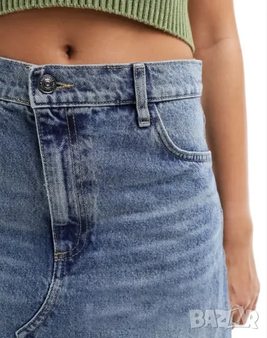 MANGO Дамска дънкова пола , снимка 2 - Поли - 49370885