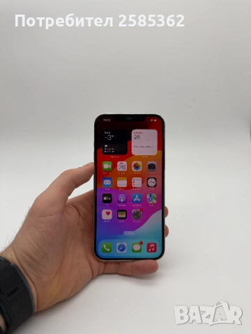 iPhone 12 Pro Max 128GB Silver / 100% Батерия / Перфектен Технически, снимка 2 - Apple iPhone - 53251339