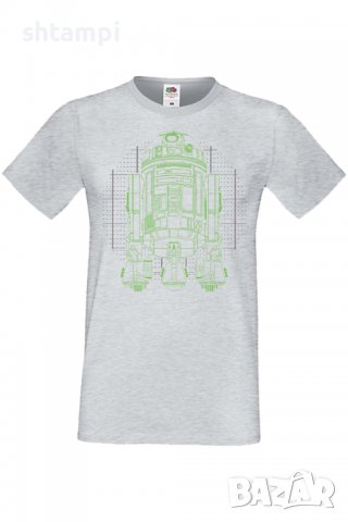 Мъжка тениска Star Wars r2d2,Междузвездни войни,Филм,Изненада,Подарък,Повод,, снимка 5 - Тениски - 37717920