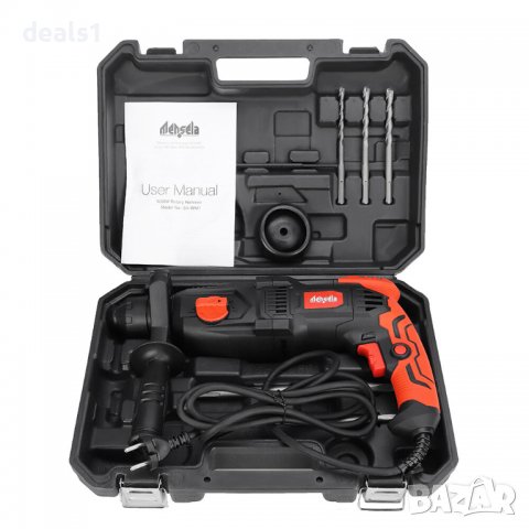 Mensela EH-WM1 4in1 Мултифункционална перфораторна бормашина 1/2 инча 1050 об/мин 5200 удара в мин, снимка 5 - Бормашини - 36645772