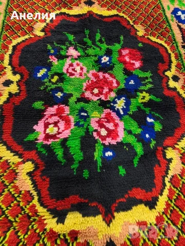 Китеник вълна нов ръчно тъкан Красота , снимка 2 - Покривки за легло - 55851353