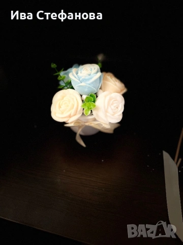 Ароматизирани букети от соев восък , снимка 4 - Декорация за дома - 53154840