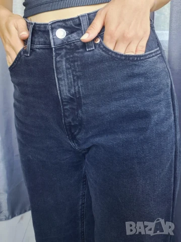 Дамски черни дънки H&M, снимка 5 - Дънки - 51316374