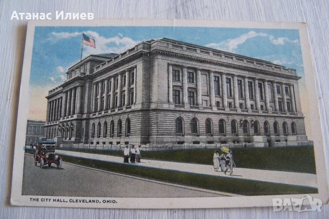 Стара пощенска картичка "The city Hall",  Кливланд, САЩ 1930г.