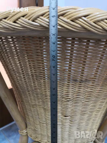 Кресло от ракита и бамбук , снимка 7 - Столове - 50417976
