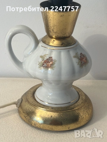 Антична нощна лампа, снимка 4 - Антикварни и старинни предмети - 54109463