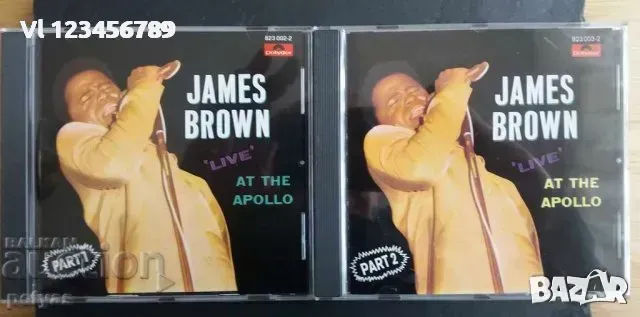 СД -James Brown Live at the Apollo -2 CD, снимка 3 - CD дискове - 49862720