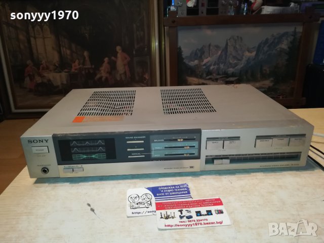 SONY TA-AX22 SILVER-AMPLIFIER-JAPAN 1801221724, снимка 2 - Ресийвъри, усилватели, смесителни пултове - 35479987
