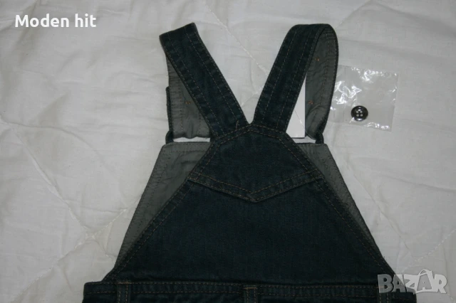 NKD - нов /с етикет/ дънков гащеризон за момче, размер 6-9 м., снимка 11 - Бебешки гащеризони - 50753704