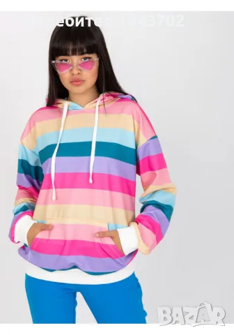 Цветен дамски суичър 8147.09, снимка 2 - Суичъри - 48287529