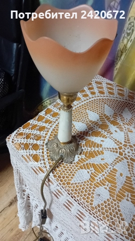 ретро  лампа  барок, снимка 8 - Настолни лампи - 52668136