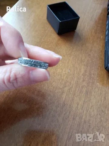 Folli Follie халка от стомана с камъни, снимка 4 - Пръстени - 47359335