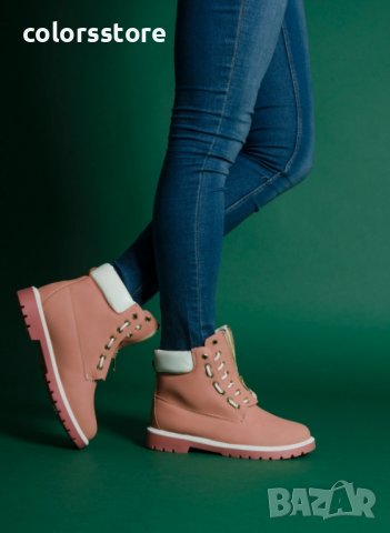 Равни боти - розови - XY2, снимка 2 - Дамски боти - 35928773