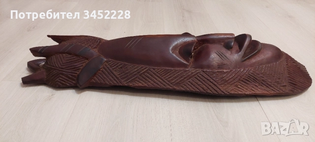 дърворезба масив ръчна изработка за ценители 70см , снимка 4 - Декорация за дома - 51979565