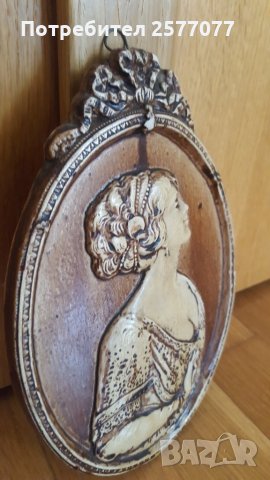 Камея за стена 18/12/1 см, снимка 2 - Статуетки - 29899972