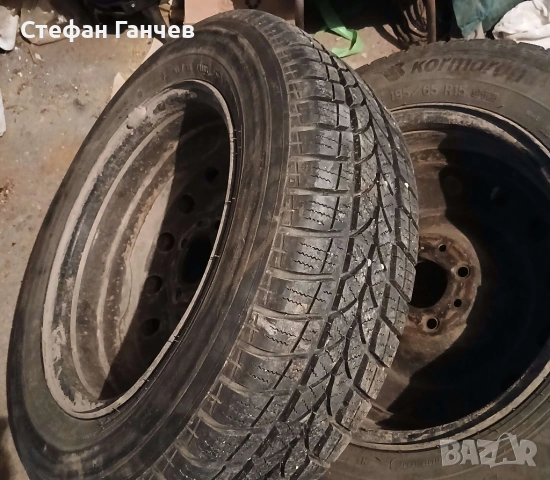 4 бр. зимни гуми с джанти 195/65 R15 от Ситроен Пикасо, снимка 7 - Гуми и джанти - 54016727