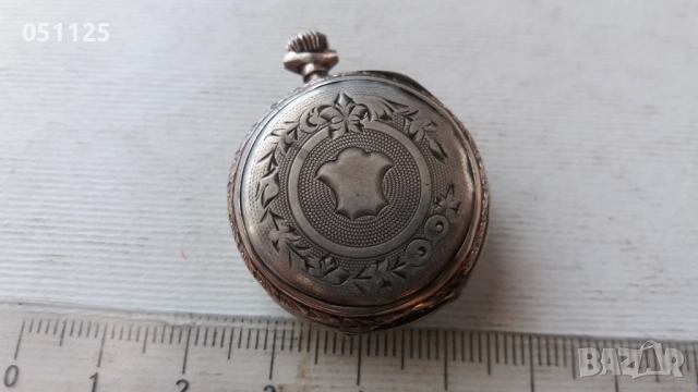аристократичен османски сребърен часовник с маркировка , снимка 4 - Антикварни и старинни предмети - 52923408
