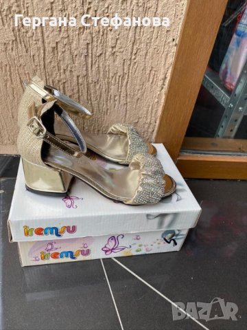 Сандали на ток Номера-31,32,33,34,35,36 Цена -35 лв, снимка 1