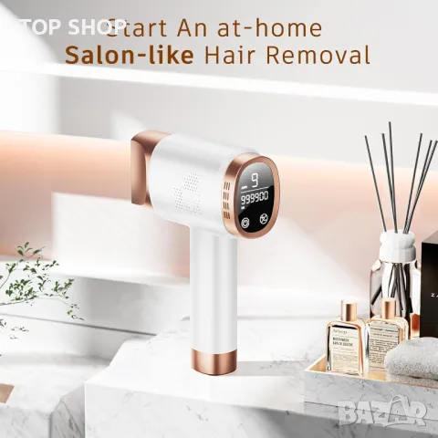 НОВ, ТЕСТВАН лазарен епилатор Aopvui с IPL, 3-в-1 устройство за трайна епилация, 999900+ импулса, снимка 5 - Епилатори - 50239965