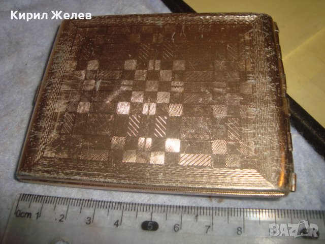 СТАРА ПОЗЛАТЕНА MADE in CHINA РЕТРО - ВИНТИДЖ КОЛЕКЦИОНЕРСКА ОРНАМЕНТИРАНА ТАБАКЕРА 32197