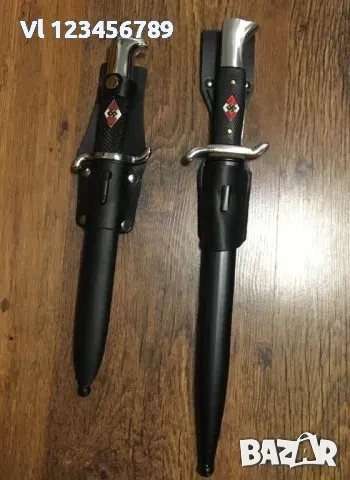 Байонет 3-райх /нацистки/-Реплика 195х305, снимка 4 - Ножове - 53978799