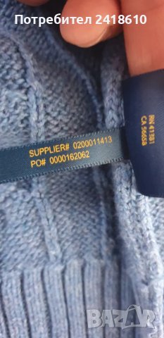 POLO Ralph Lauren Cable Cotton / Knit Mens Size XL НОВО! ОРИГИНАЛ! Мъжки Пуловер!, снимка 14 - Пуловери - 48854329