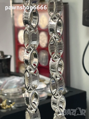 Сребърен ланец проба 925 тегло 57.93 грама , снимка 6 - Колиета, медальони, синджири - 53188114