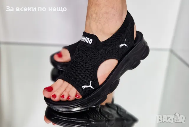 Puma Дамски Черни Сандали Пума Код P605, снимка 3 - Сандали - 50427862