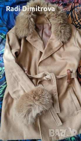 Преходно палтенце със сваляеми пухчета 