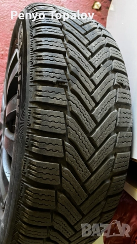 Зимни гуми с джанти Michelin Alpin 6 195/65 R15, снимка 4 - Гуми и джанти - 52951076