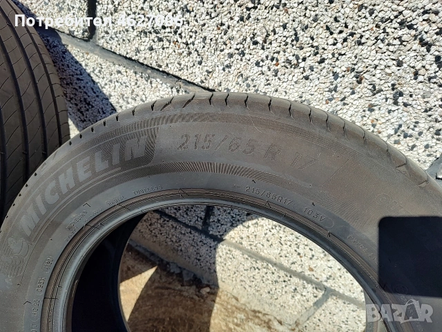 Летни гуми 215/65R17 Michelin, снимка 3 - Гуми и джанти - 54289650