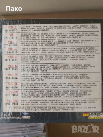 Колекция 10 аудио CD Top 100 Masterpieces с класическа музика, снимка 2 - CD дискове - 55723021